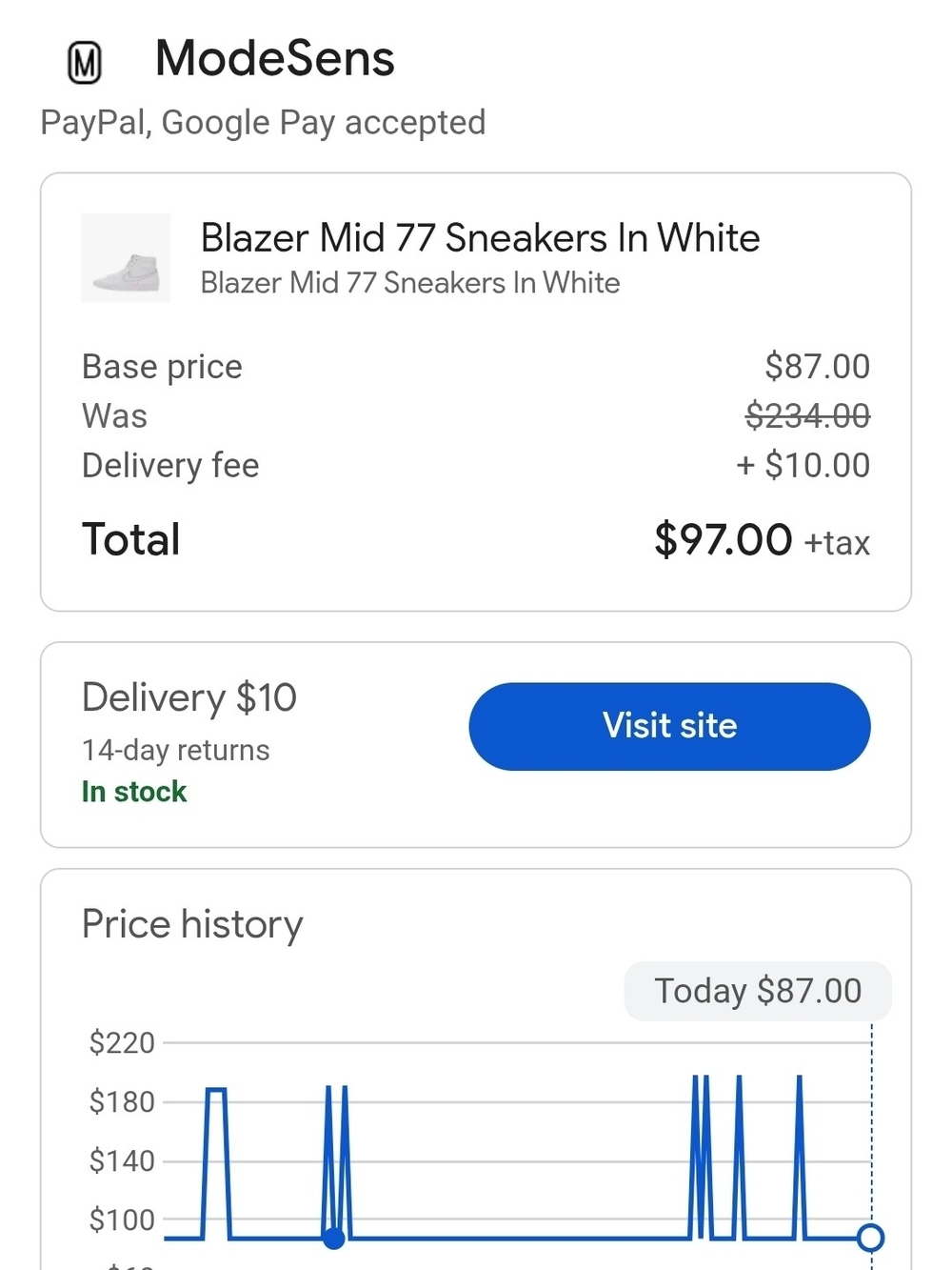 Nike Women’s and Men's White High-Top Sneakers NEW - Picture 7 of 7